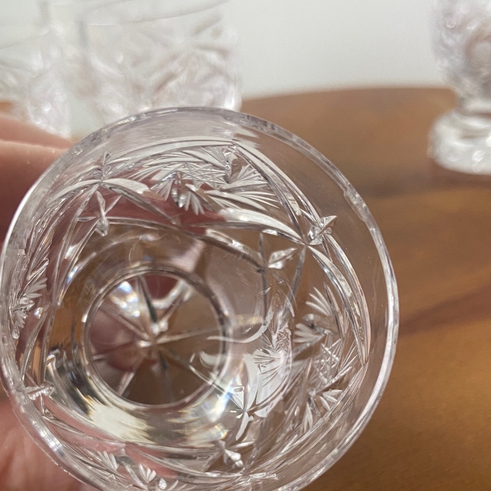 Vintage Star of David Cordial glasses - Picture 5 of 5
